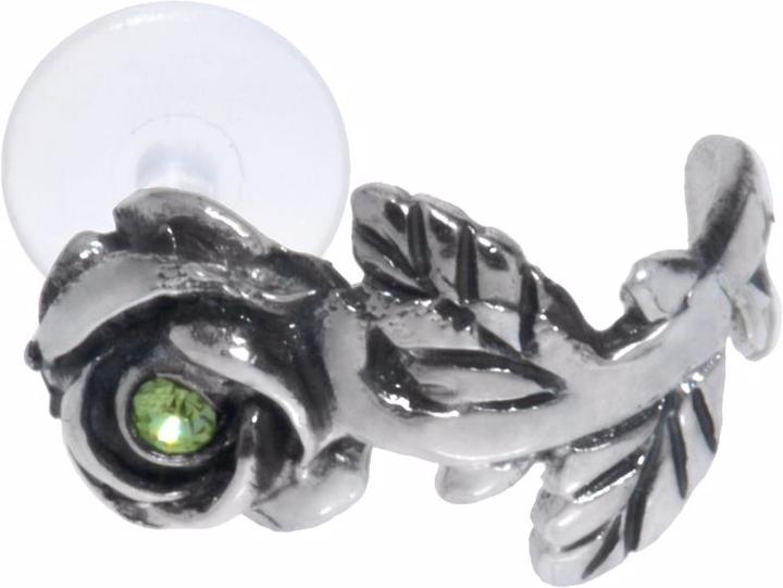 Bijouteria Ohrpiercing (Bioplast, Kristall, Silber 925)