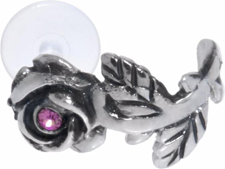 Bijouteria Ohrpiercing (Bioplast, Kristall, Silber 925)