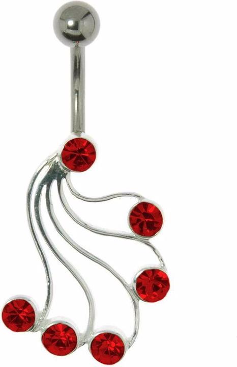 Immagine prodotto Bijouteria Piercing ventre (Acciaio chirurgico 316L, Vetro (di orologio), Argento 925)