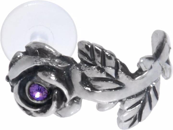 Bijouteria Ohrpiercing (Bioplast, Kristall, Silber 925)