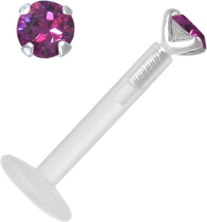 Immagine prodotto Bijouteria Piercing (Cristallo premium, Argento 925, Bioplastica)
