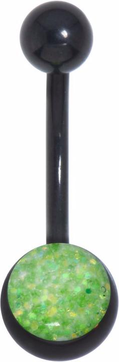 Produktbild Bijouteria Bauchpiercing (Chirurgenstahl 316L, Epoxiharz, PVD Beschichtung (schwarz))