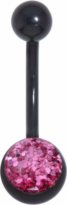 Produktbild Bijouteria Bauchpiercing (Chirurgenstahl 316L, Epoxiharz, PVD Beschichtung (schwarz))