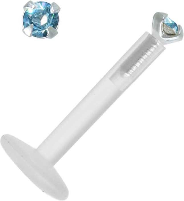 Bijouteria Piercing (Bioplast, Silber 925, Premium Kristall)