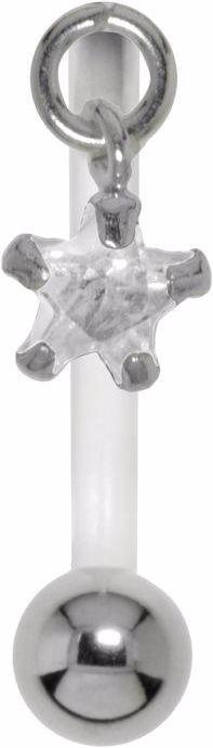Immagine prodotto Bijouteria Piercing ventre (Bioplastica, Zirconia, Acciaio chirurgico 316L, Argento 925)