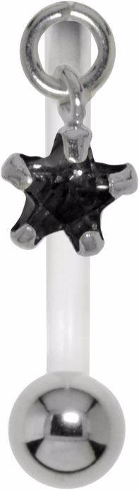 Immagine prodotto Bijouteria Piercing ventre (Bioplastica, Acciaio chirurgico 316L, Argento 925, Zirconia)
