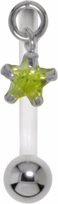 Immagine prodotto Bijouteria Piercing ventre (Bioplastica, Acciaio chirurgico 316L, Argento 925, Zirconia)