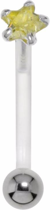 Immagine prodotto Bijouteria Piercing ventre (Argento 925, Zirconia, Bioplastica, Acciaio chirurgico 316L)