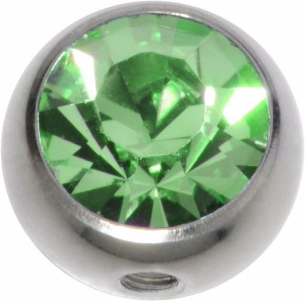 Image du produit Bijouteria Embout de piercing (Acier chirurgical 316L, Cristallin)