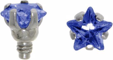 Bijouteria Dermal-Anchor Aufsatz (Chirurgenstahl 316L, Kristall)