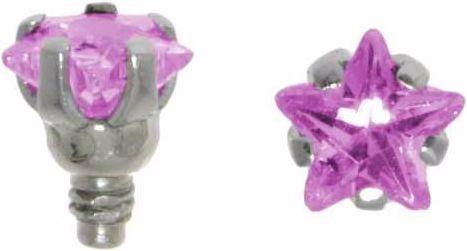 Bijouteria Dermal-Anchor Aufsatz (Chirurgenstahl 316L, Kristall)