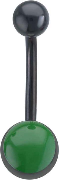 Immagine prodotto Bijouteria Piercing ventre (Acciaio chirurgico 316L, Rivestimento PVD (nero), Email)