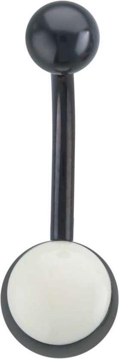 Immagine prodotto Bijouteria Piercing ventre (Email, Acciaio chirurgico 316L, Rivestimento PVD (nero))