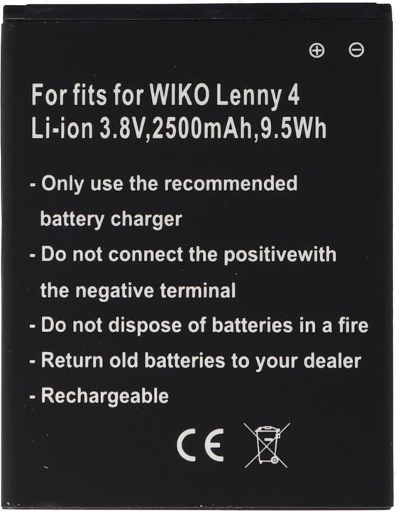 Immagine prodotto Wiko Batteria Lenny 4, 3913, Lenny 4 Plus, Harry