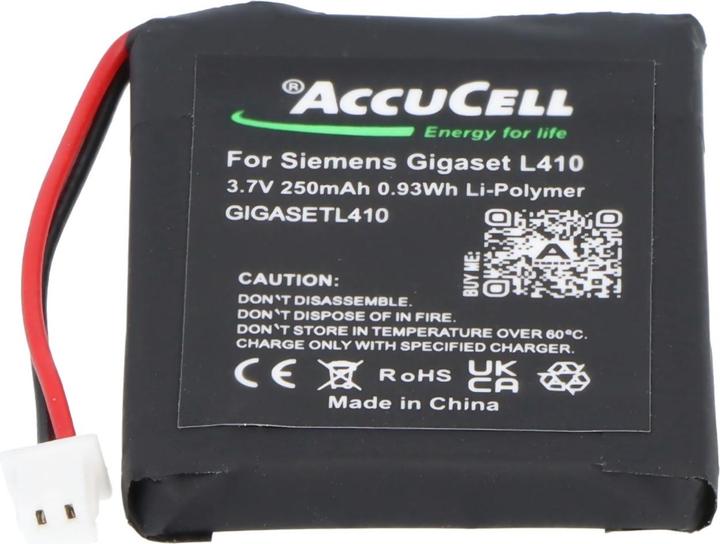 Actual product image Siemens Akku Gigaset L410 Akku S30852-D2240-X1, V30145-K1310-X448