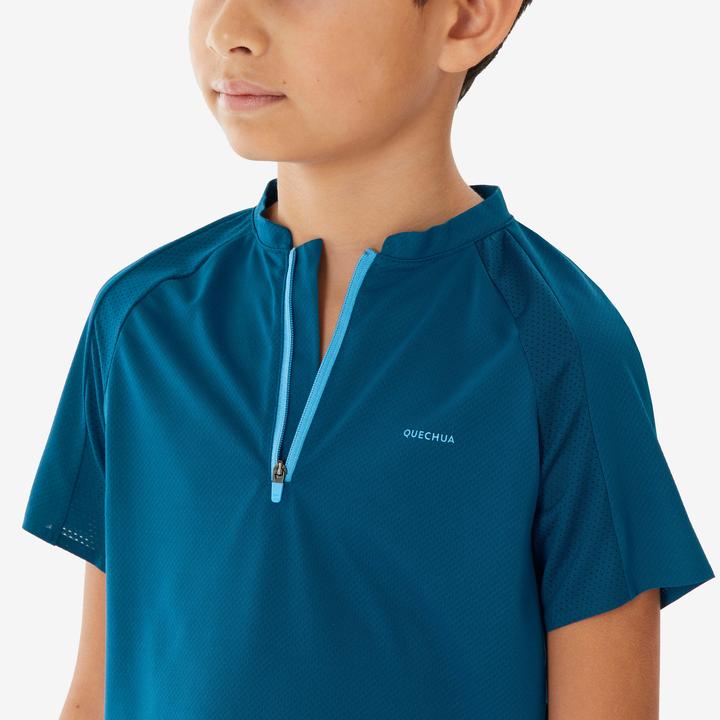 Image du produit Quechua T-shirt de randonnée enfant 7-15 ans, MH900 bleu