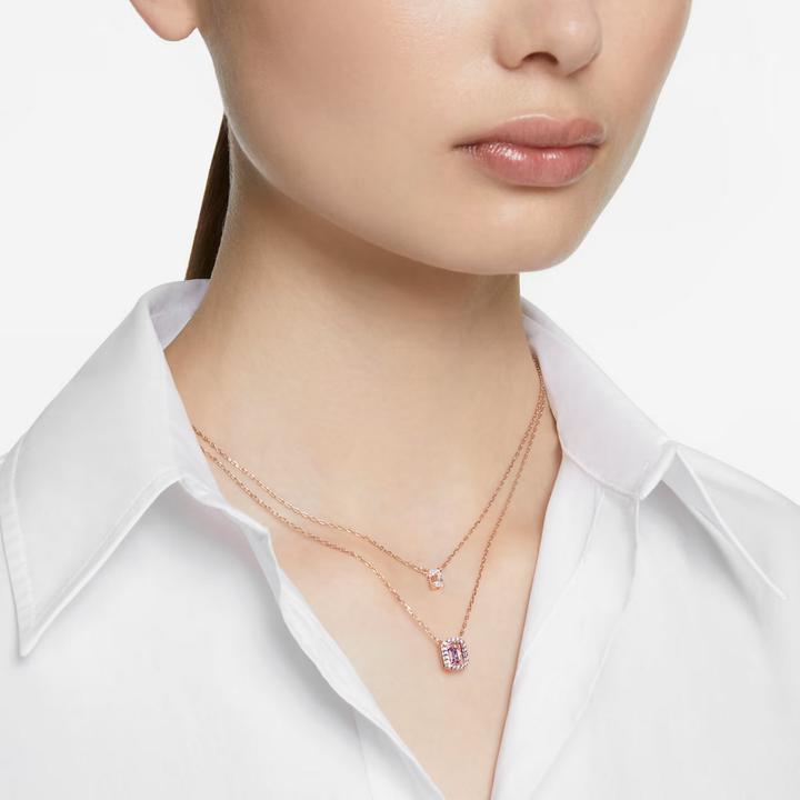 Produktbild Swarovski Millenia Halskette Violett Rosé (Swarovski Metall, 41 cm)