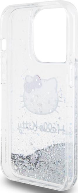 Image du produit Hello Kitty HKHCP13XLIKHET iPhone 13 Pro Max 6.7" srebrny/argent hardcase Liquid Glitter Charms Kitt (Apple iPhone 13 Pro Max)