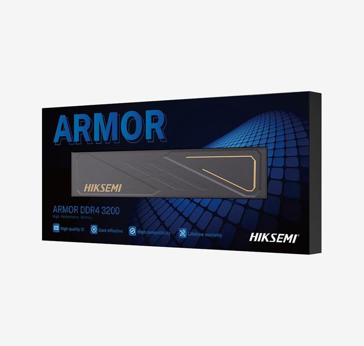 Actual product image Hikvision HSC416U32Z2 16G Hiksemi Armor Ram Memory (1 x 16GB, 3200 MHz, DDR4-RAM, DIMM)