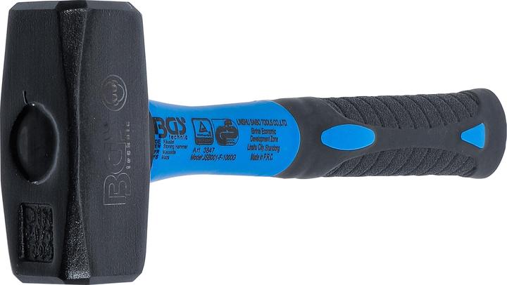 Actual product image BGS Stoning Hammer Fibreglas Shaft DIN 6475 1000 g (1200 g)