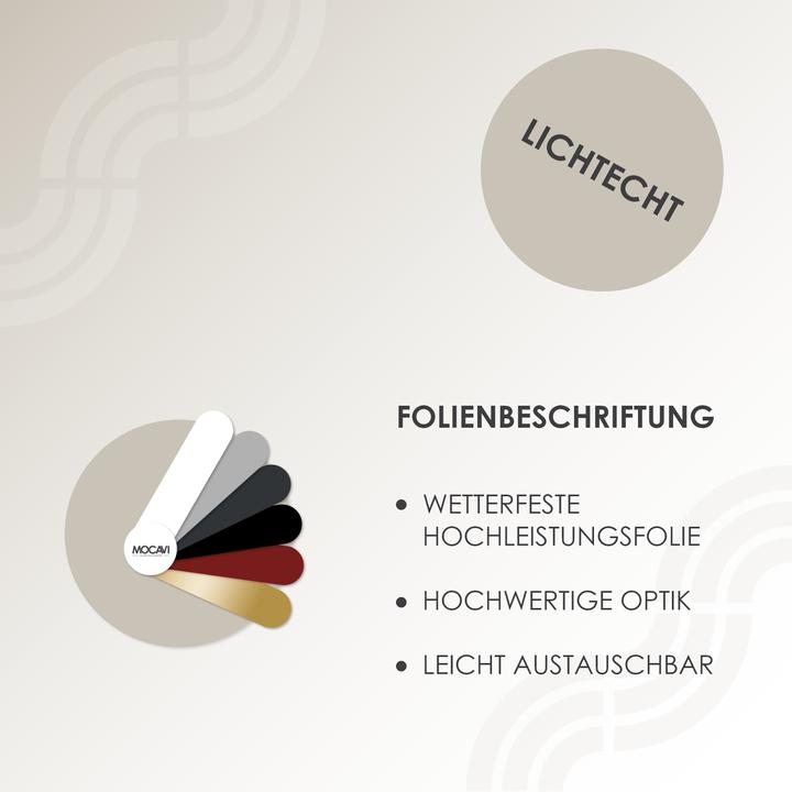 Produktbild Mocavi "Zeitungen" beschriftet Edelstahl, Modell ZF 1 NF75B