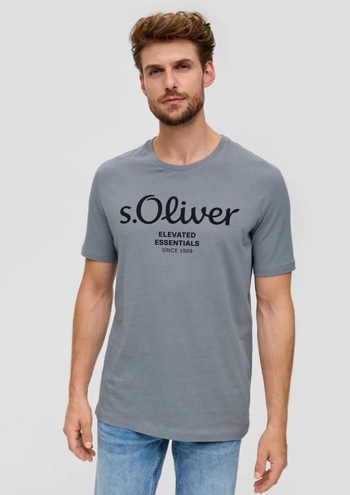 Actual product image S.Oliver T-Shirt Casual Bequem sitzend Logo T-Shirt (L)