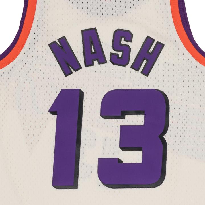 Immagine prodotto Mitchell & Ness Maglia Swingman Uomo dei Phoenix Suns Steve Nash, colore bianco sporco della squadra (S)