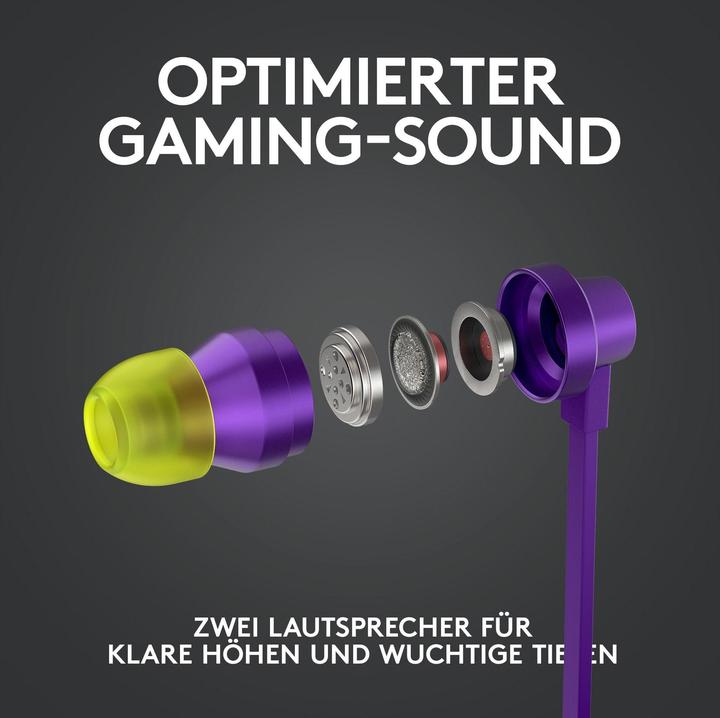 Produktbild Logitech G G333 - LILA - 3,5 mm - EMEA (Kabelgebunden)