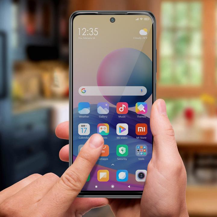 Actual product image Avizar bulletproof glass, glass protective film, protective glass (1 Piece, Xiaomi Poco M3 Pro)