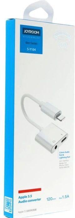 Immagine prodotto Joyroom Convertitore di alimentazione audio da 3,5 mm e porta Lightning di Apple (Lightning, Jack da 3.5mm)