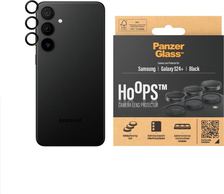 Actual product image PanzerGlass Hoops Camera Lens Protector (1 Piece, Samsung Galaxy S24+)
