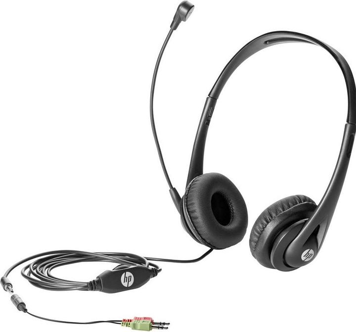 Produktbild HP Business V2 Computer Over Ear Headset kabelgebunden Schwarz Mikrofon-Rauschu (Kabelgebunden)