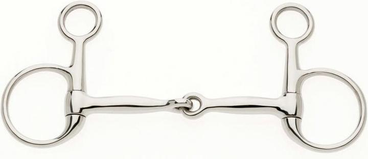 Actual product image Lorina Single broken snaffle bit