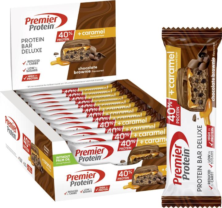 Produktbild Premier Protein Protein Bar Deluxe (Schokolade, Brownie, 12 Stk., 600 g)