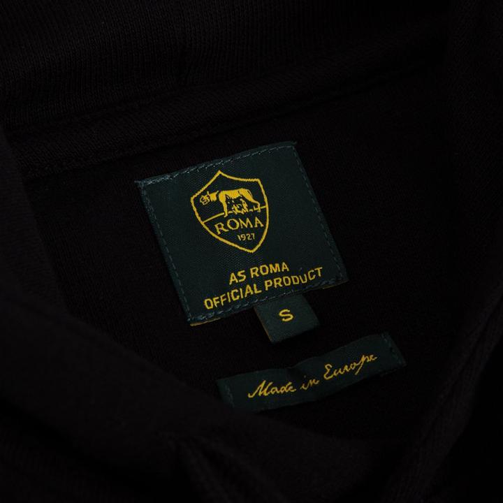 Actual product image Copa Football AS Roma Black Taper Hooded Sweater (XXL)