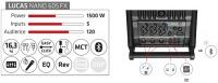 Image du produit HK Audio Lucas Nano 605 FX (Actif, 1x 460 W)