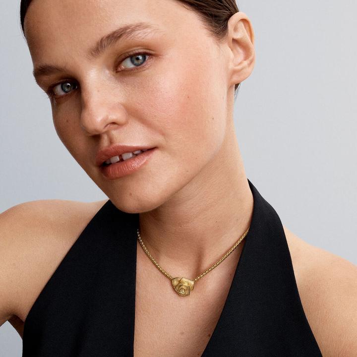 Image du produit Pandora Grosses Blühende Rose Charm (Métal, Plaqué or)