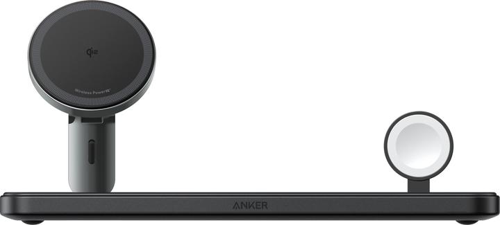 Actual product image Anker Stacja magnetyczna pozioma MagGo 15W 3-in-1 Czarna (25 W)