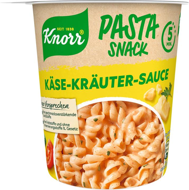 Knorr Pasta Snack in Cheese and Herb Sauce Cup (59 g)