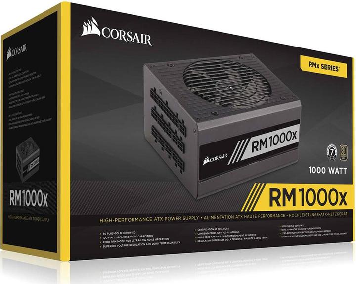 Image du produit Corsair RM1000x (1000 W)