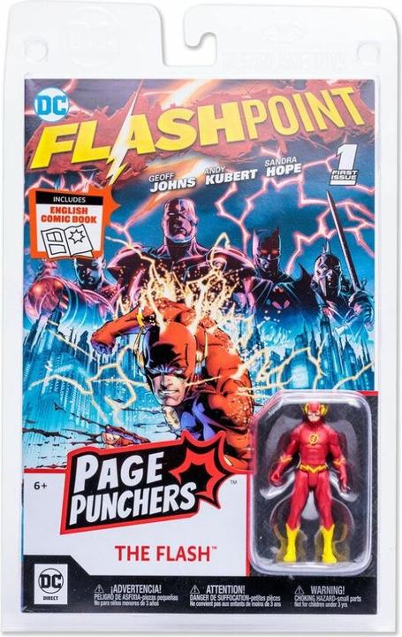 Produktbild McFarlane DC - The Flash - Figurine Page Punchers 8cm et Comic "Flashpoint" (UK)