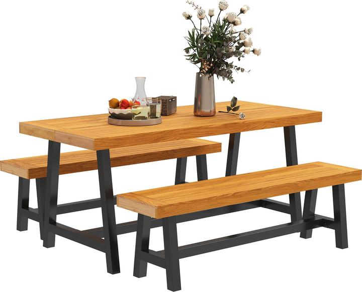 Table de jardin + table de balcon