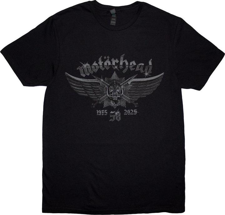 Produktbild Motorhead 50 Years Wings Badge TShirt (L)