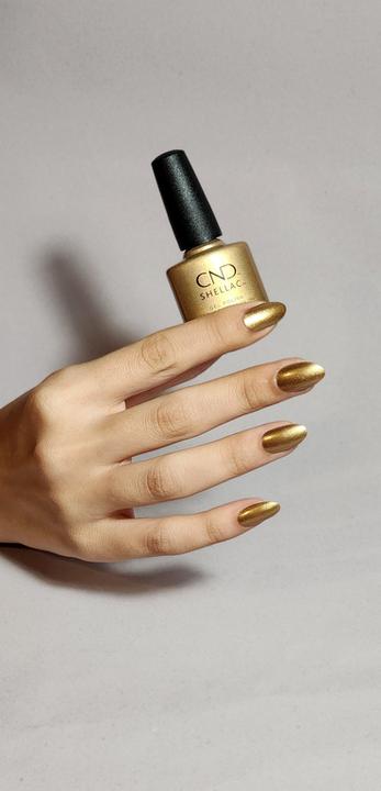 Actual product image CND Shellac It's Getting Golder 458
