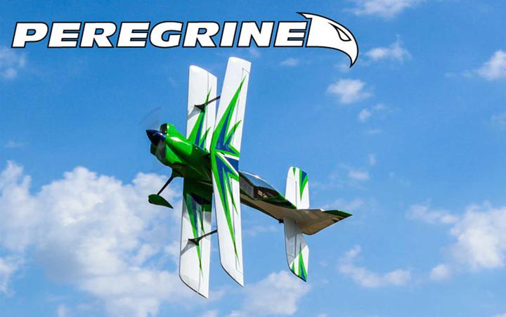 Produktbild Extremeflight-RC Peregrine 53" grün/weiss Doppeldecker ARF