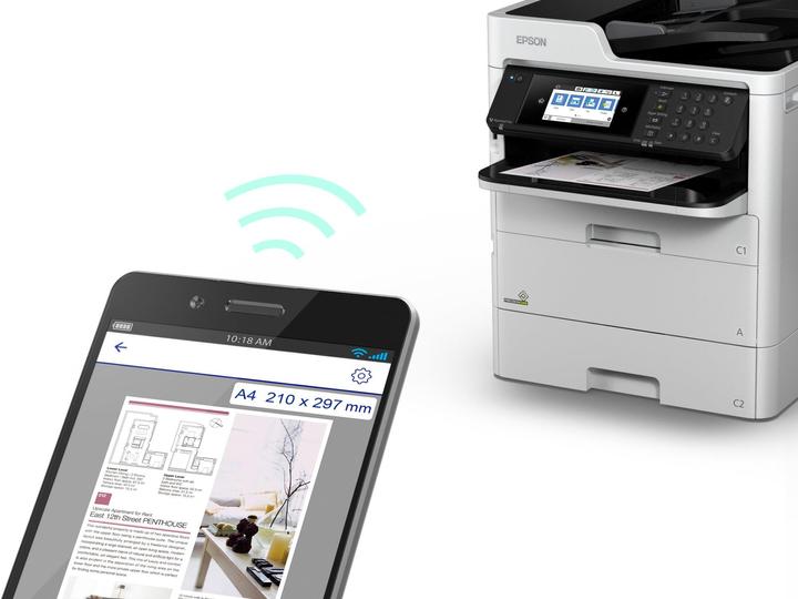 Actual product image Epson WorkForce Pro WF-C579RDWF BAM MFP Print 34ppm Scan Fax (Ink tank, Colour)