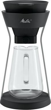 Produktbild Melitta Amano Schwarz Und Silber - Station Mit Tropfer Zum Aufbrühen Von Kaffee