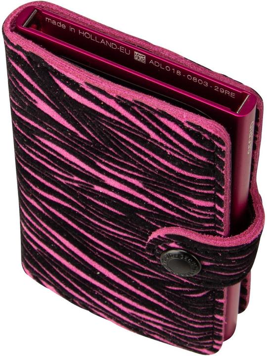 Actual product image Secrid Miniwallet ZEBRA Fuchsia