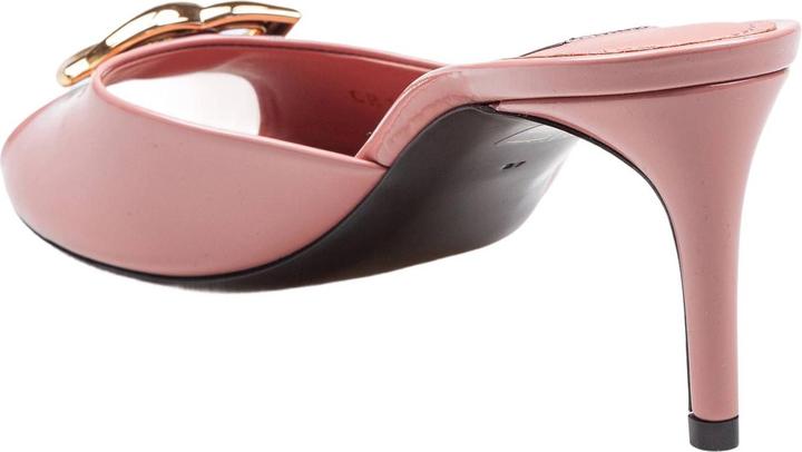 Actual product image Dolce & Gabbana keira sandal in patent leather pink color (38)