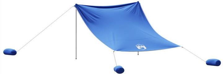Produktbild VidaXL Strand-Schattenzelt mit Sandsäcken 304 x 300 cm (Strandzelt + Strandmuschel, 0.18 kg, 8 Personen)